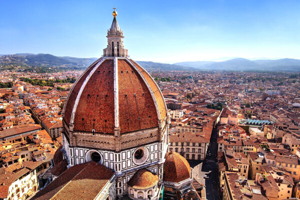 佛罗伦萨大圆顶建筑海报
