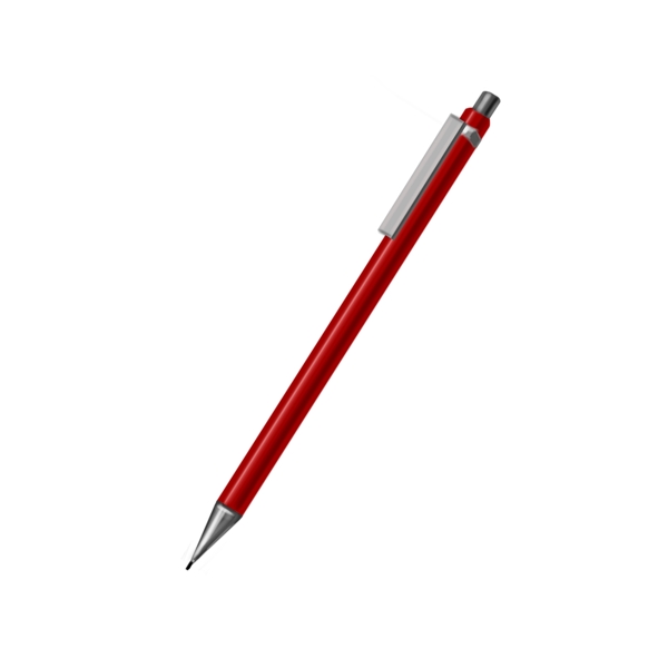 红色自动铅笔