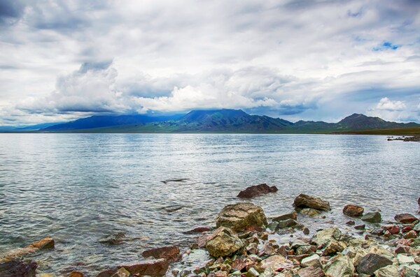 美丽的赛里木湖风景