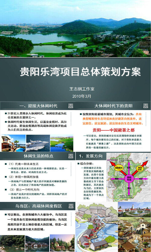 王志刚贵阳乐湾项目总体策划方案2012