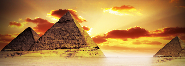 埃及金字塔banner背景