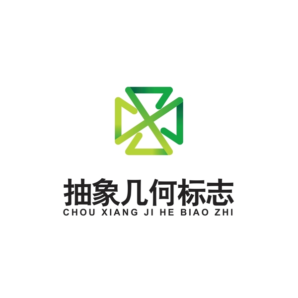 抽象几何图案logo