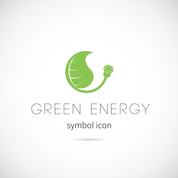 绿色节能logo设计.