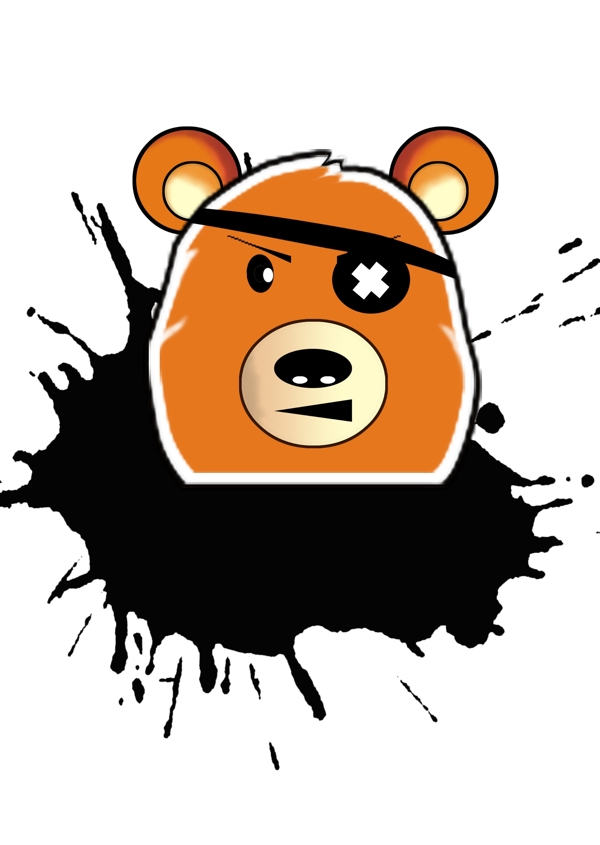 海盗熊头像logo