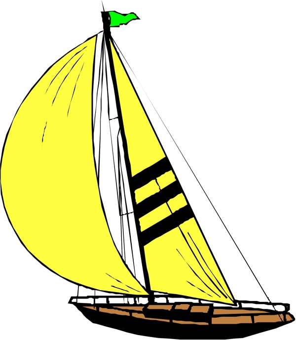 轮船帆船小船
