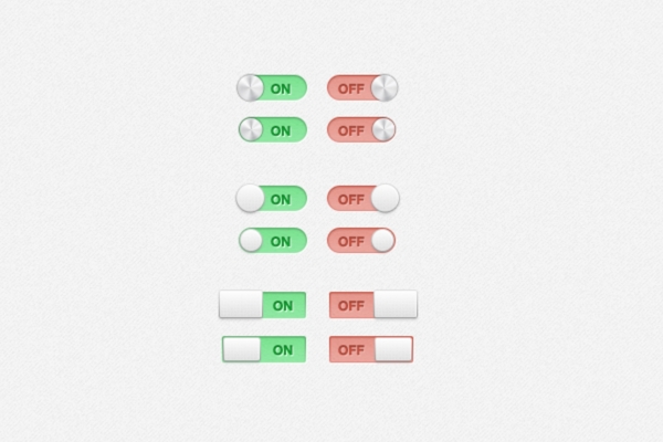 各种开关图标