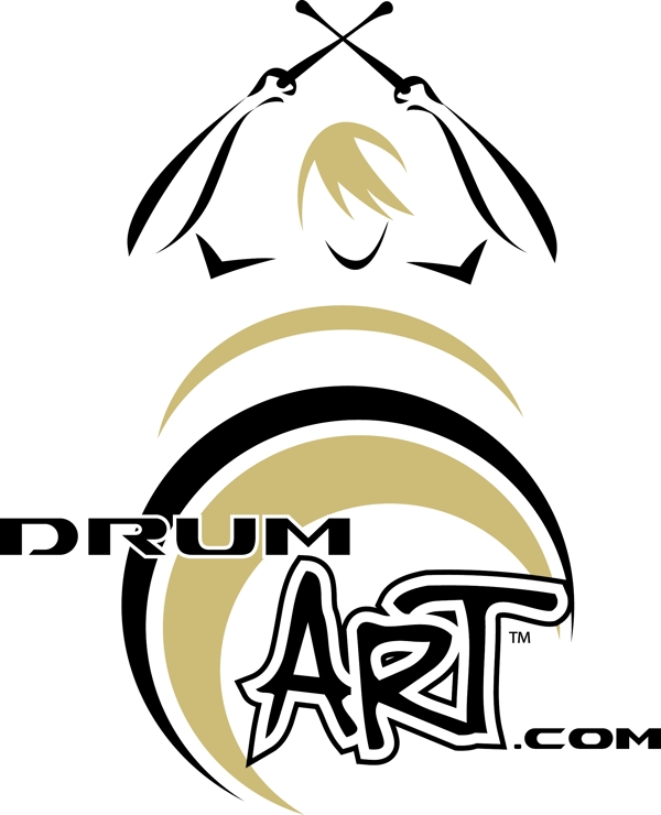 DrumARTcomlogo设计欣赏DrumARTcom摇滚乐队标志下载标志设计欣赏