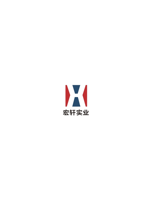 HX字母logo