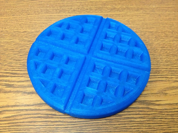 3D打印的华夫饼