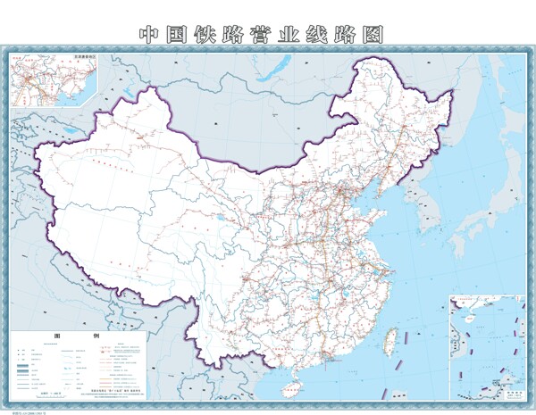 中国铁路图图片