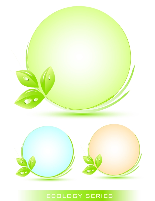 绿色环保圆圈图片