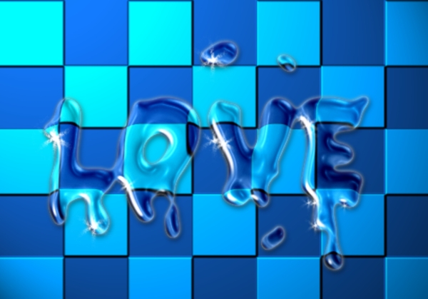 爱love水滴图片
