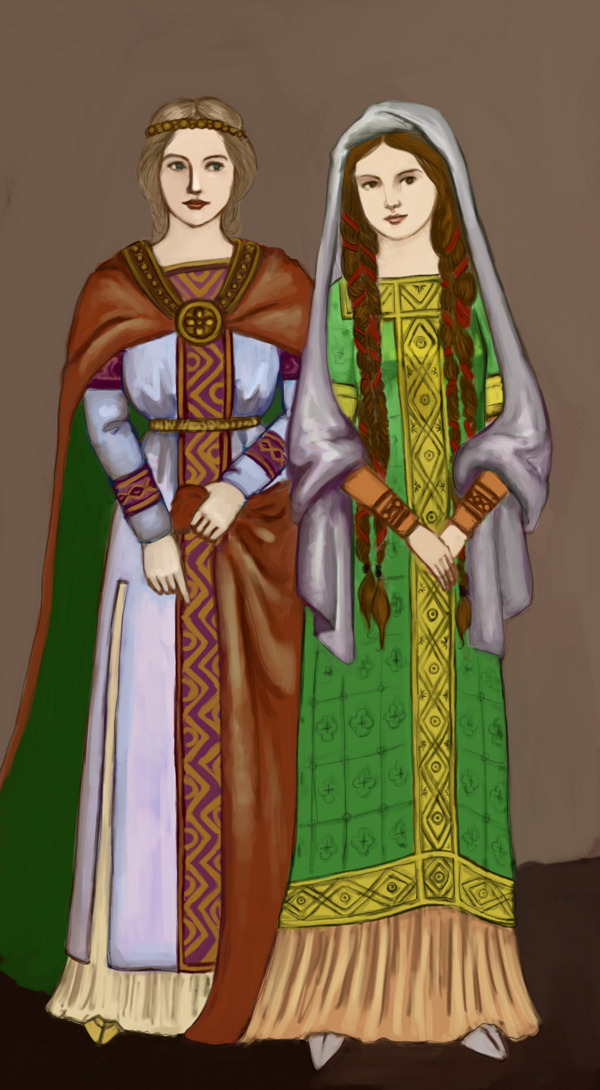欧洲中世纪服饰图片