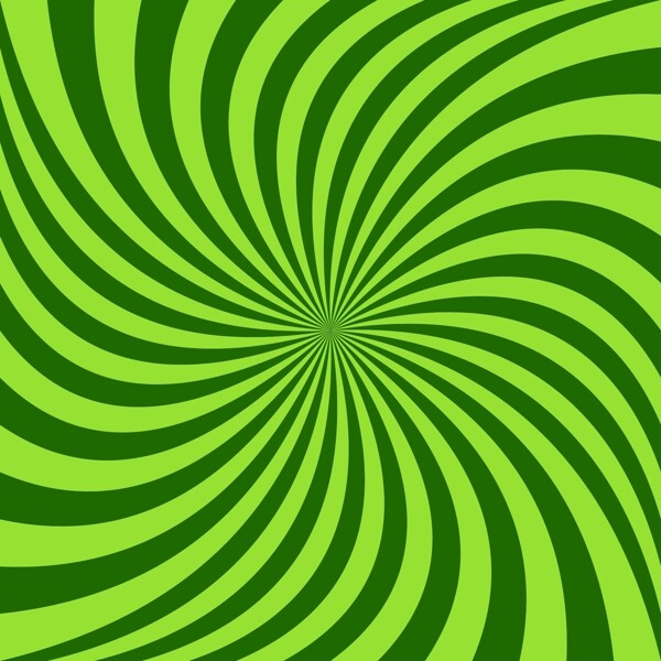 从绿色旋转射线螺旋射线背景矢量设计