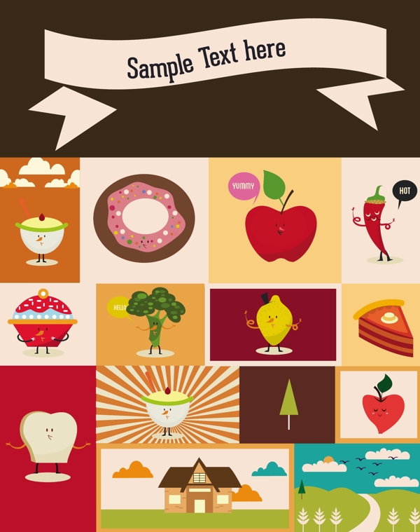 食物海报图片