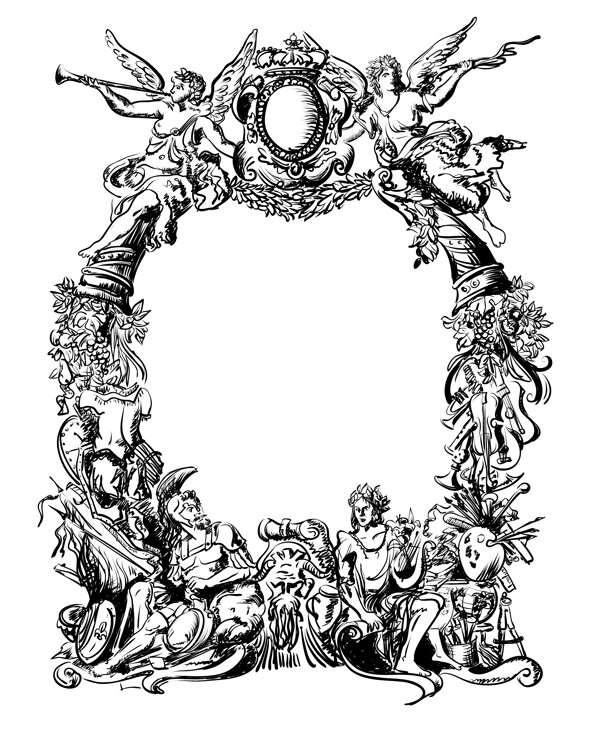 维多利亚时代的纹章框架