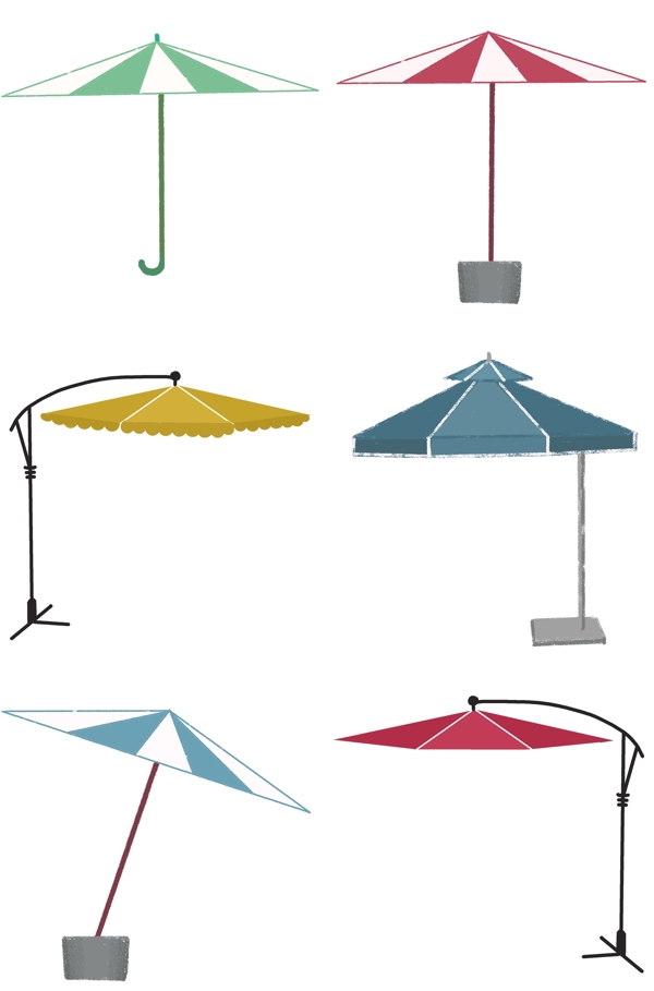 夏日遮阳伞