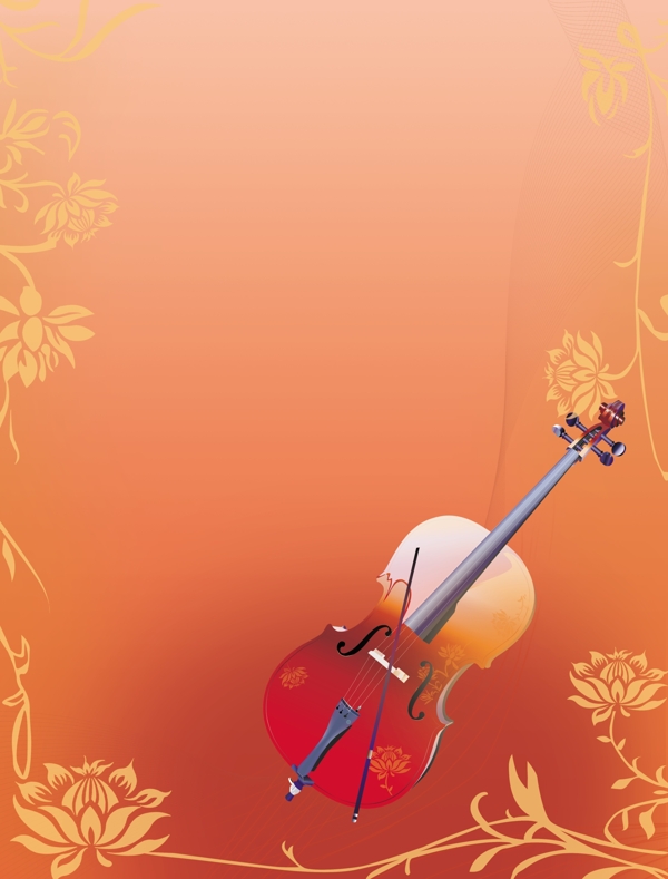 美丽小提琴图片