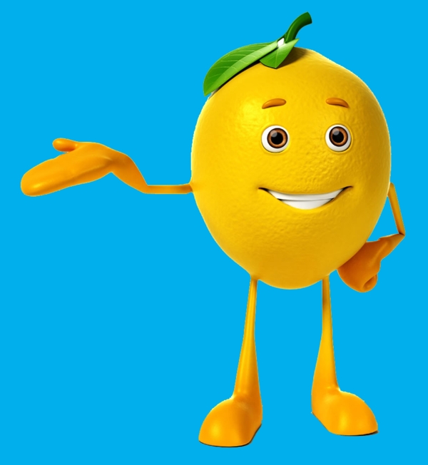 卡通水果柠檬