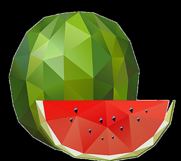 几何水果之西瓜系列