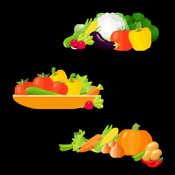 各种蔬菜免抠png透明图层素材