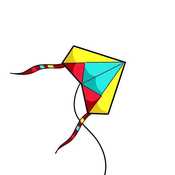三角图案风筝插图