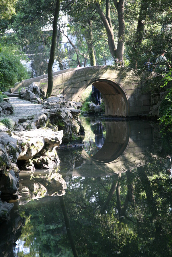 苏州园林小桥流水图片