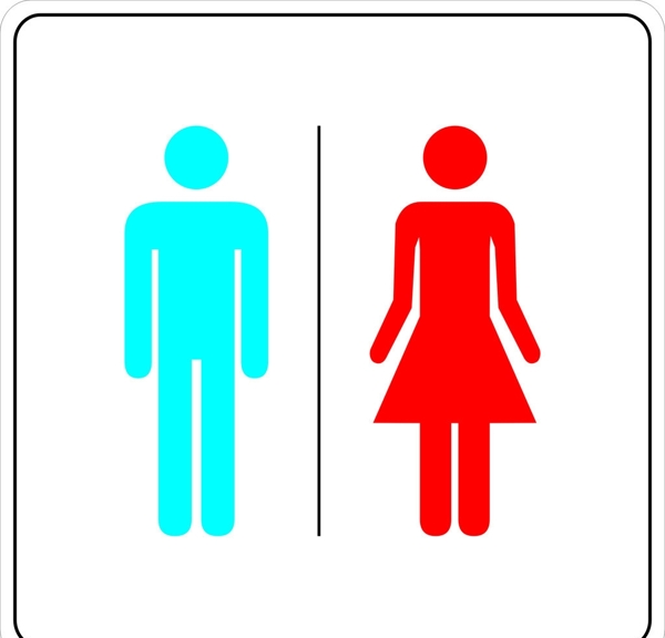 男女卫生间图标图片