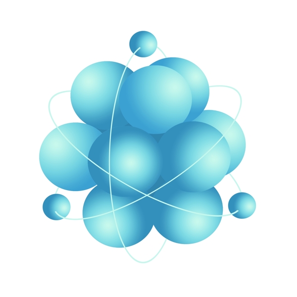 蓝色化学分子结构