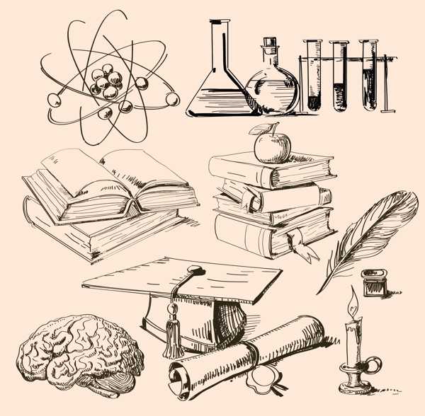化学教育科学向量的草图