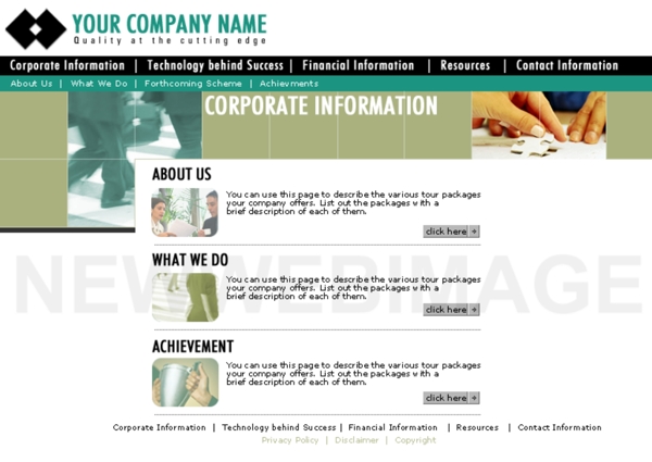 欧美公司集团网站模板