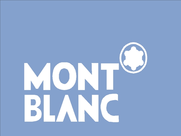 矢量montblanc万宝龙香水标志
