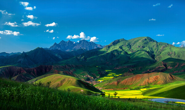 青海祁连卓尔山风景