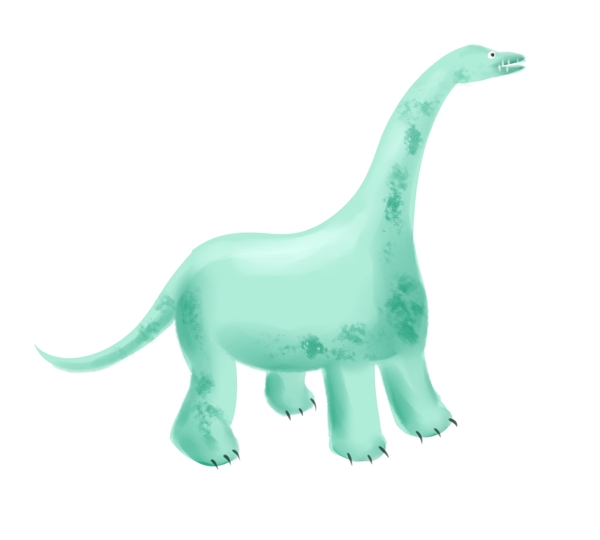 侏罗纪长脖子恐龙