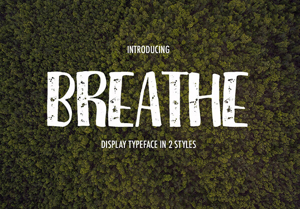 BreatheFreeFont英文