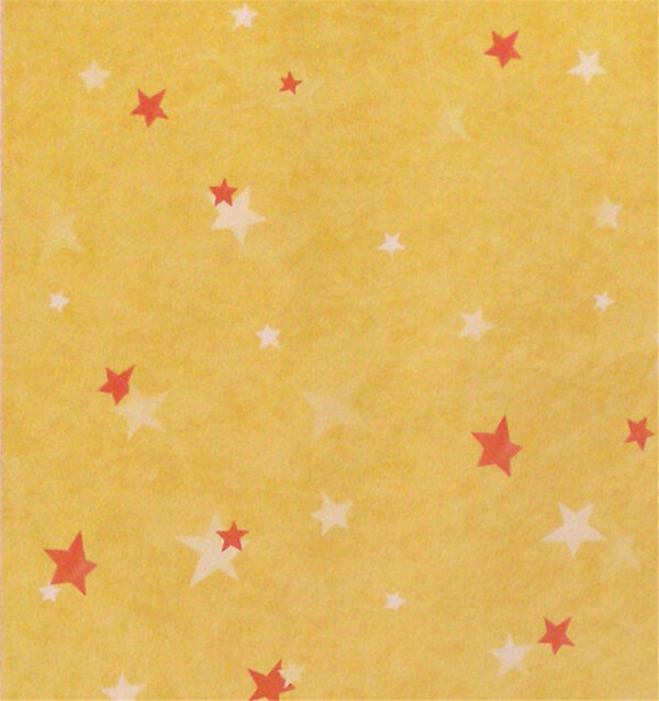 黄色五角星布纹壁纸