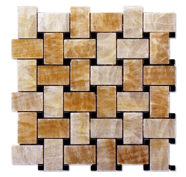 编织户外镂空石砖纹理图片