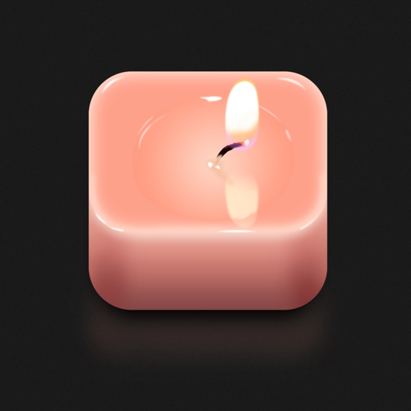 蜡烛ICON图标设计