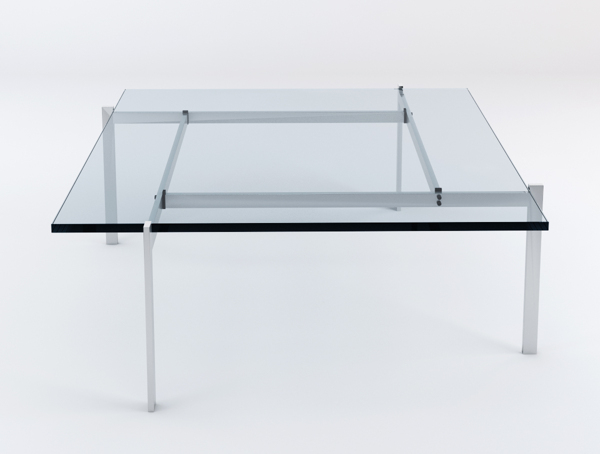 透明玻璃桌子3d模型