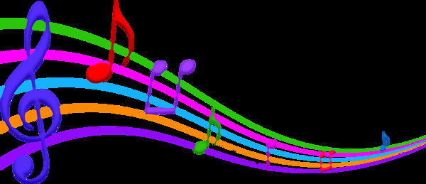 彩色漂亮音符免抠png透明图层素材