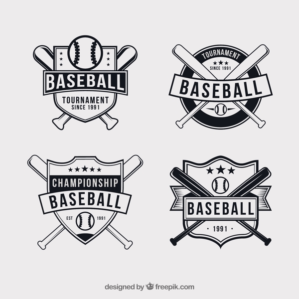 体育棒球徽章
