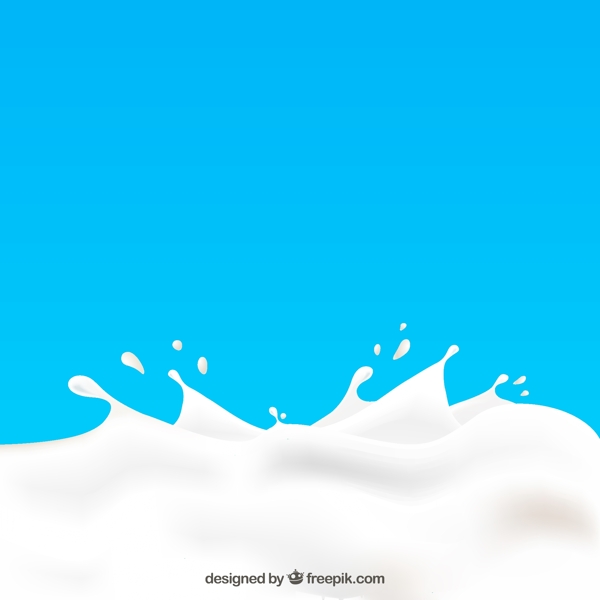 溅液态牛奶