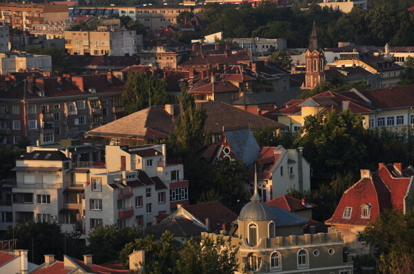 保加利亚美丽的小城图片