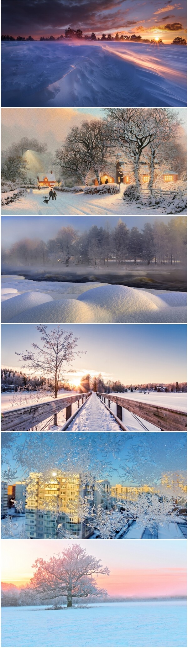 雪景背景图