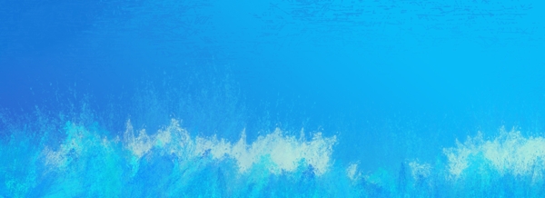 水彩喷溅海洋蓝背景