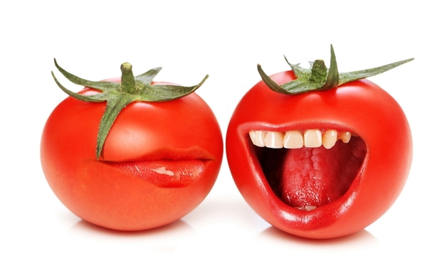 大嘴番茄图片