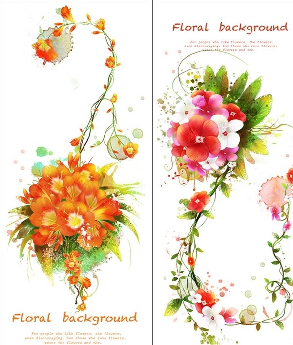 花卉背景底纹图片