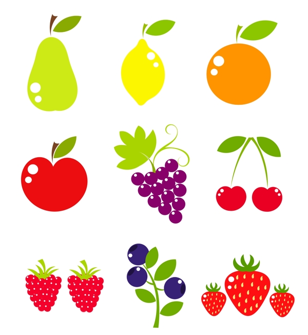 水果蔬菜图标ICON图片