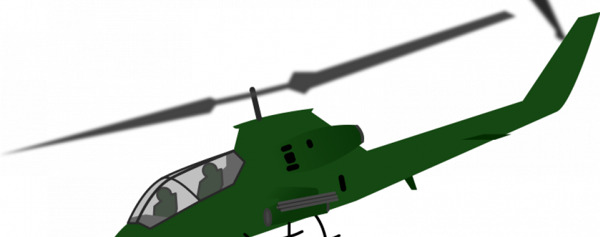 直升飞机矢量图像