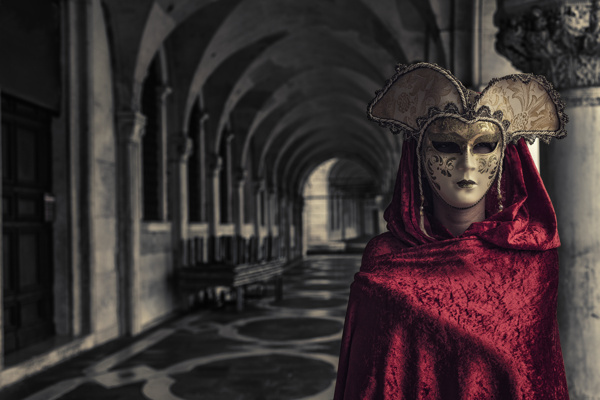 威尼斯狂欢节面具女人图片